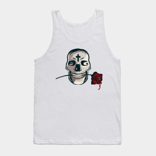 Skull flower Tank Top